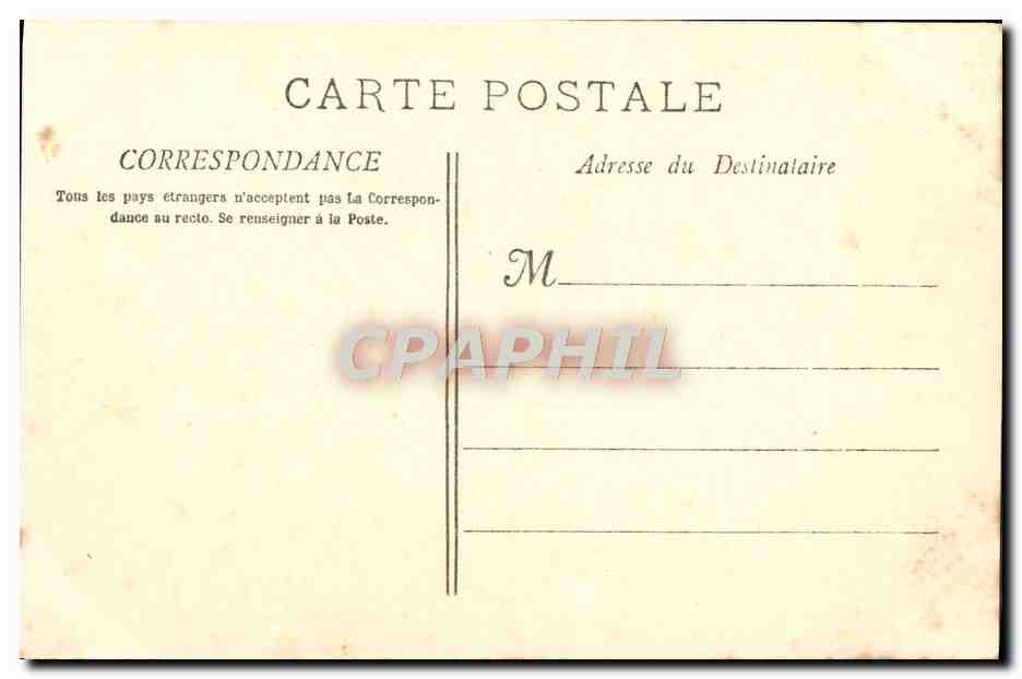 CPA Nimes La Tour Magne — Rückseite