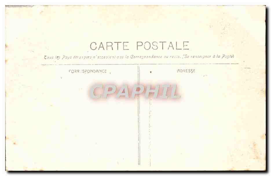 CPA Avignon Le Palais Des Papes — Verso