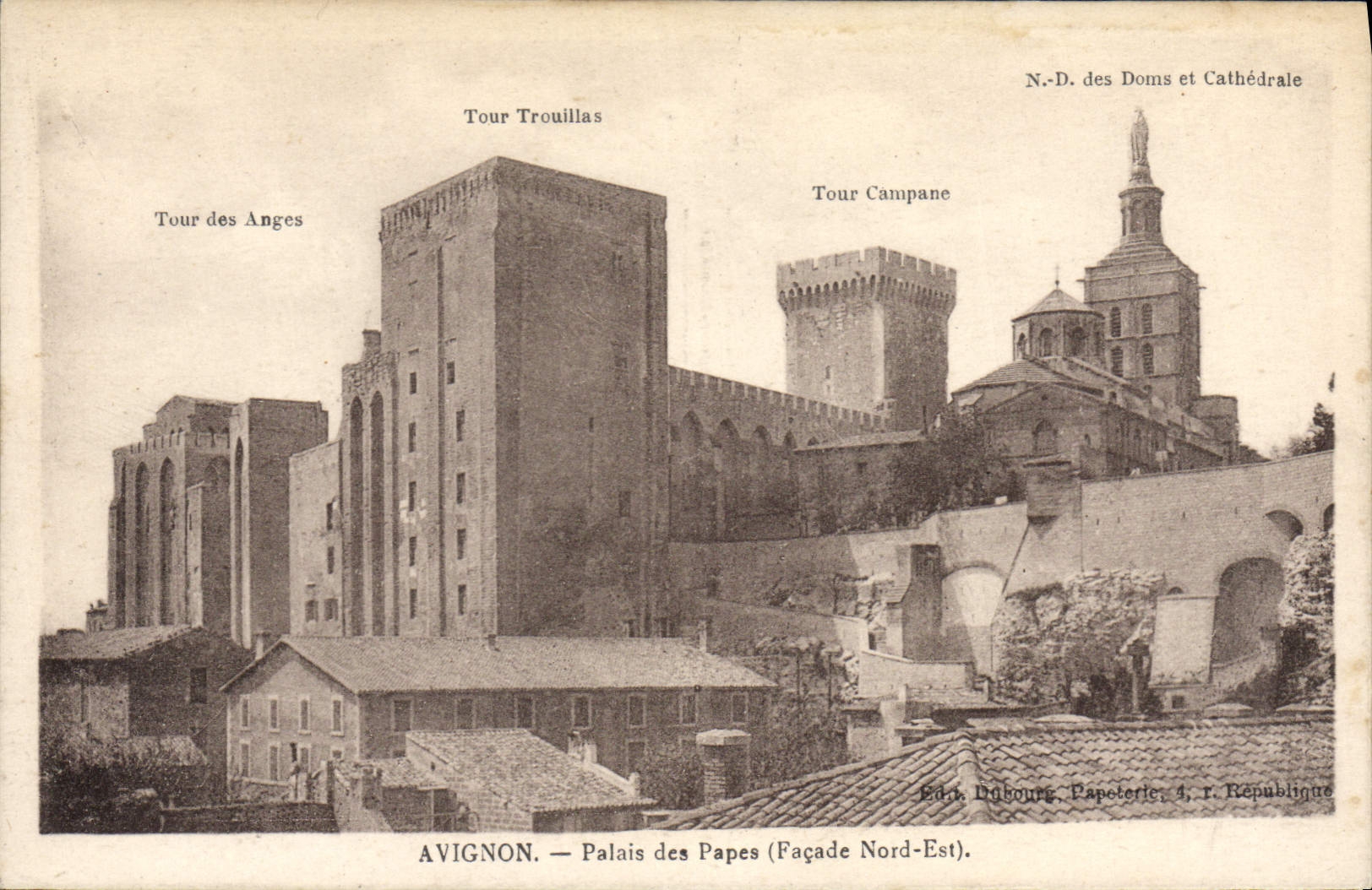 CPA Avignon Palais Des Papes