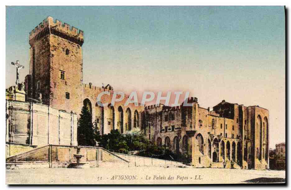 CPA Avignon Le Palais Des Papes
