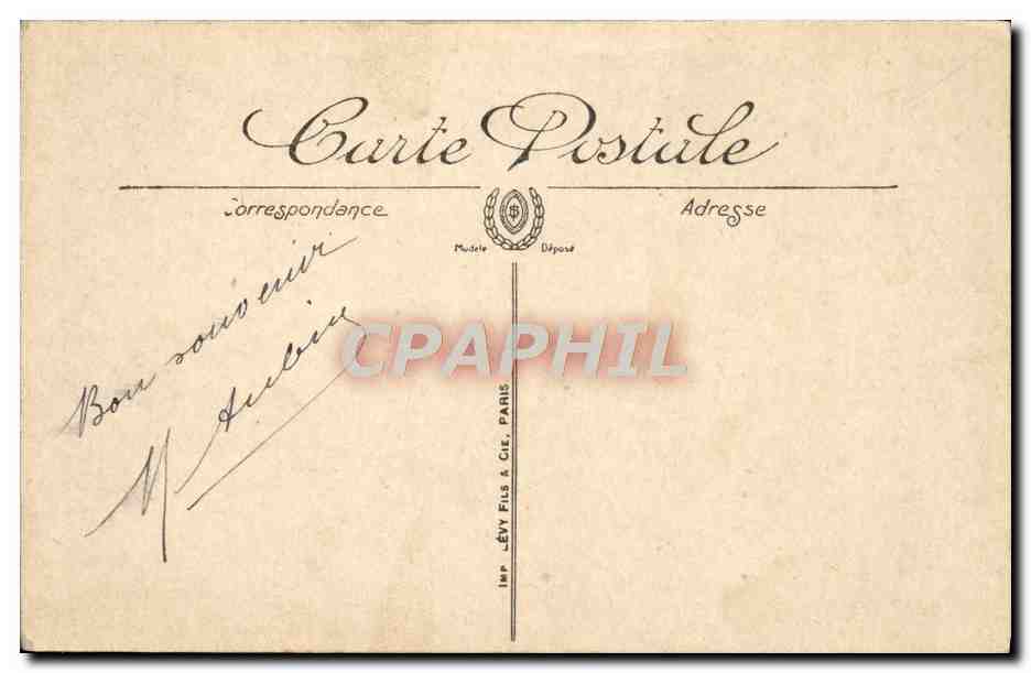 CPA Versailles Parc Du Petit Trianon Le Moulin — Verso