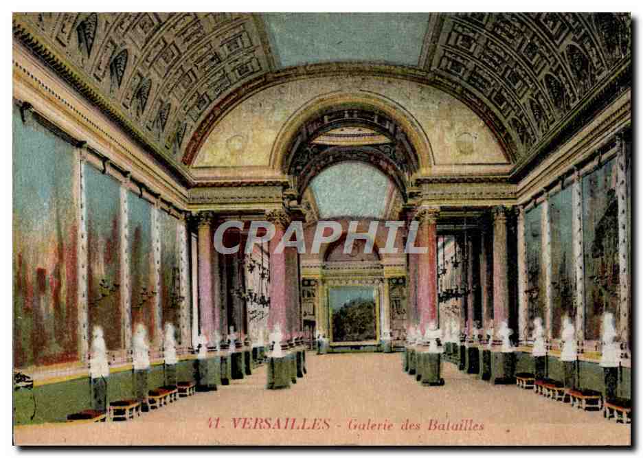 CPA Versailles Galerie Des Batailles