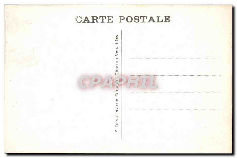 CPA Versailles Galerie Des Batailles — Verso
