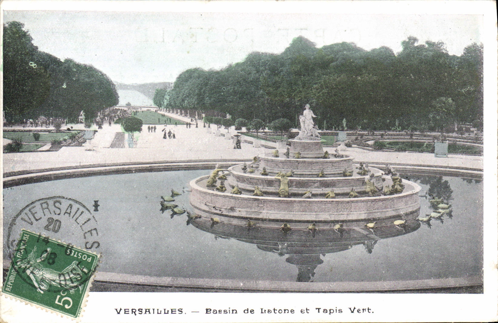 CPA Versailles Basin De Latone Et Tapis Vert