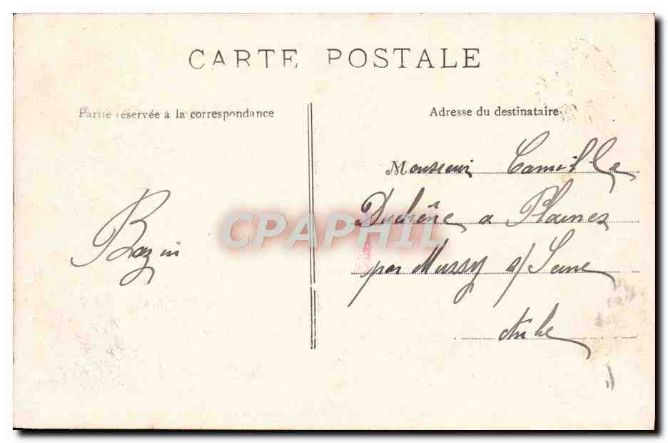 CPA Versailles Basin De Latone Et Tapis Vert — Verso