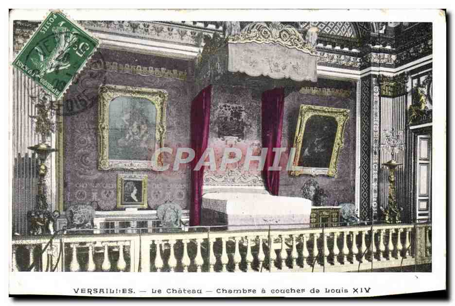 CPA Versailles Le Chateau Chembre A Coucher De Louis XV