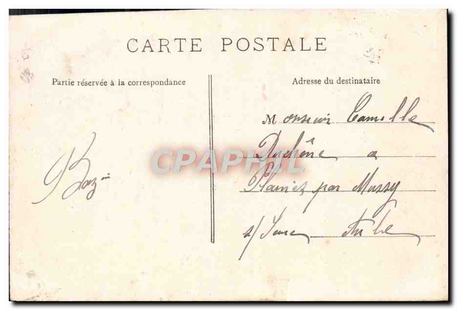 CPA Versailles Petit Trianon Le Temple De I'Amour — Verso