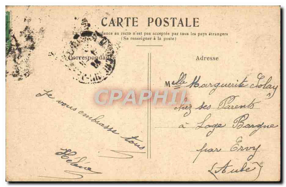 CPA Versailles Le Bassin De Neptune Grandes Eaux — Verso