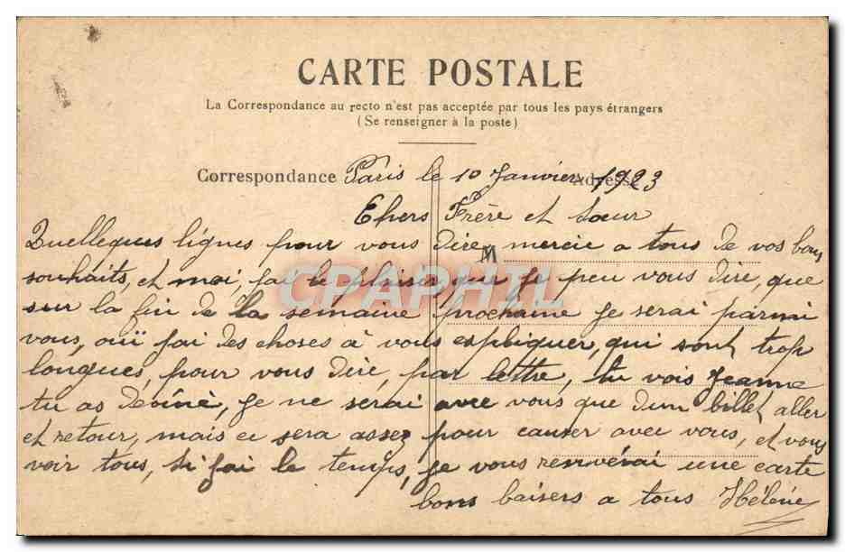 CPA Versailles Le Bassin D'Apollon — Verso