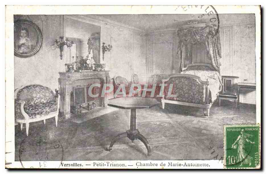 CPA Versailles Petit Trianon Chambre De Marie Antoinette
