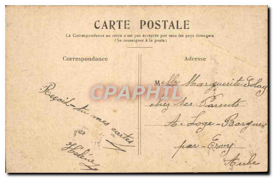 CPA Versailles Petit Trianon Chambre De Marie Antoinette — Verso