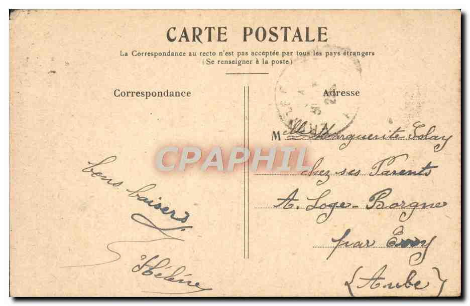 CPA Versailles Le Petit Trianon — Verso
