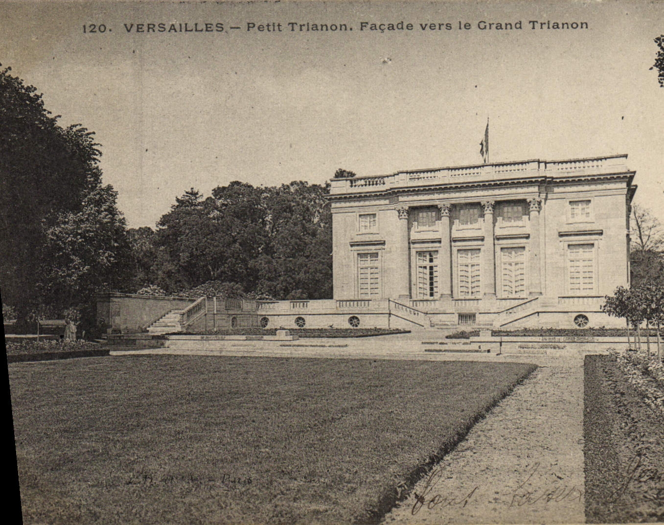 CPA Panorama Petit Trianon Facade Vers Le Grand Trianon