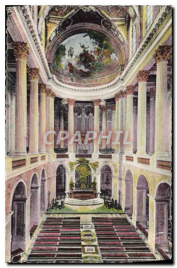 CPA Versailles Interieur De la Chapelle