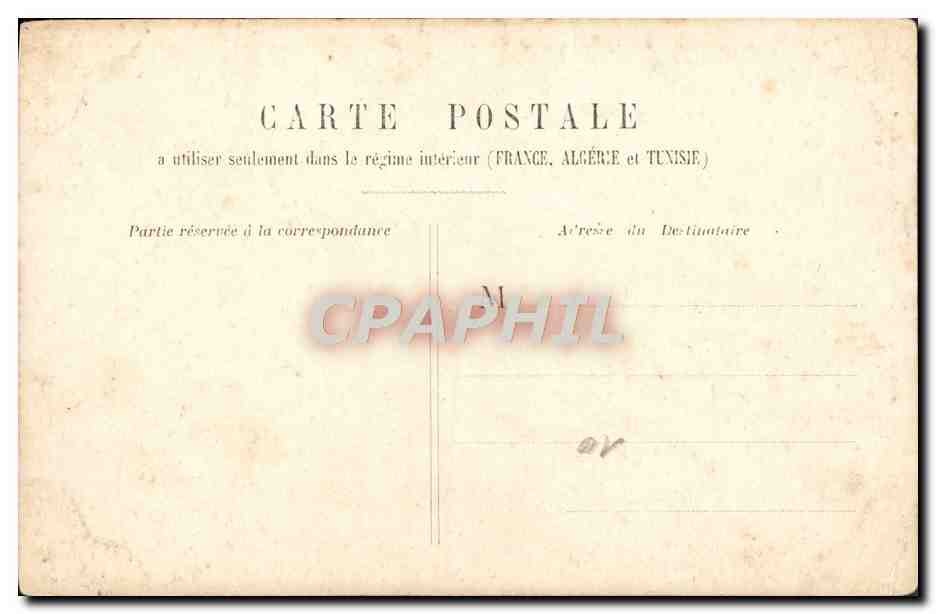 CPA Paris Palais Royal — Rückseite