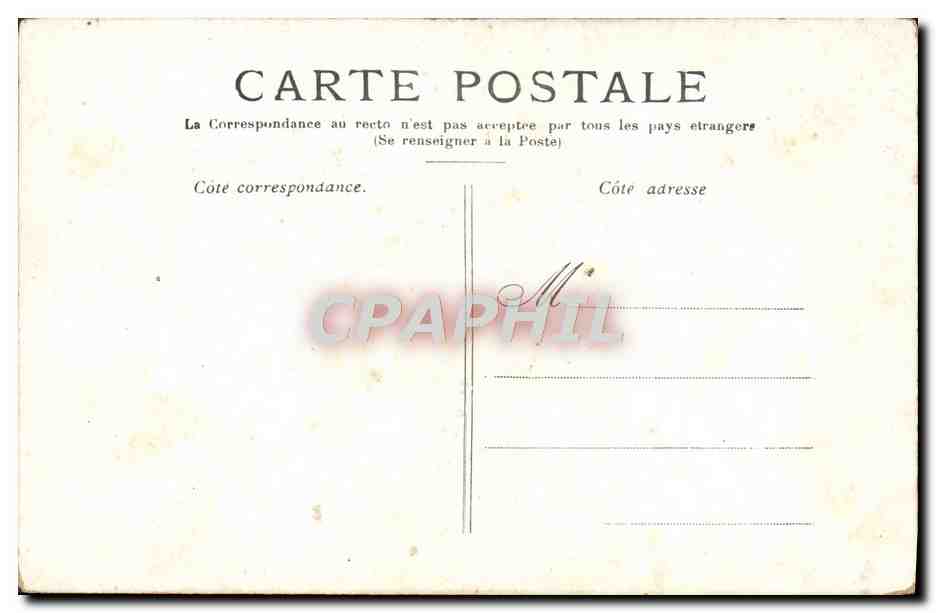 CPA Paris La Place De La Bastille — Rückseite