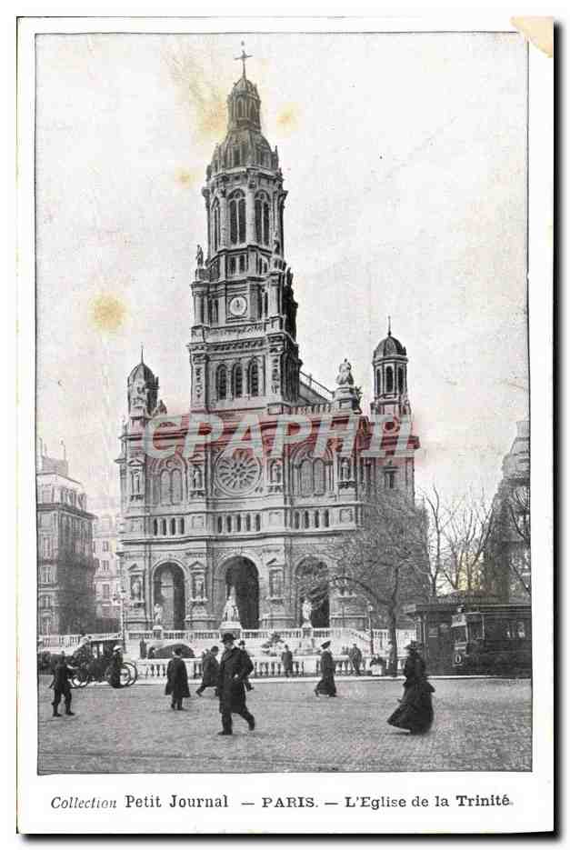 CPA Paris L'Eglise De La Trinite