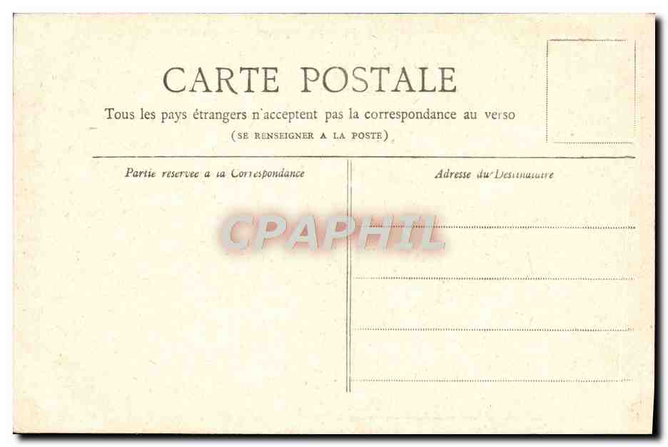 CPA Paris L'Eglise De La Trinite — Verso