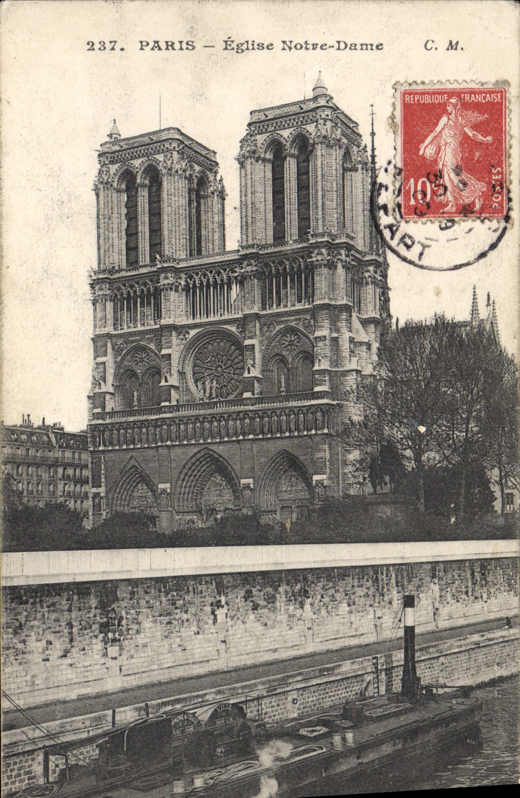 Paris — Église Notre-Dame — C.M. n°237
