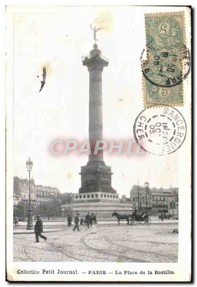CPA Paris La Place De La Bastille