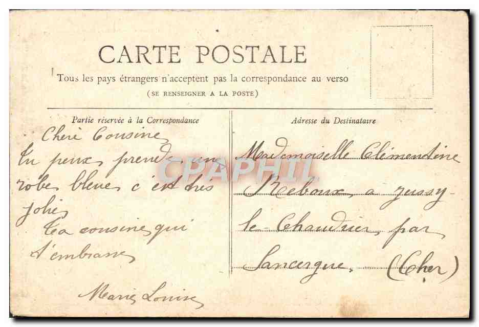 CPA Paris La Place De La Bastille — Rückseite
