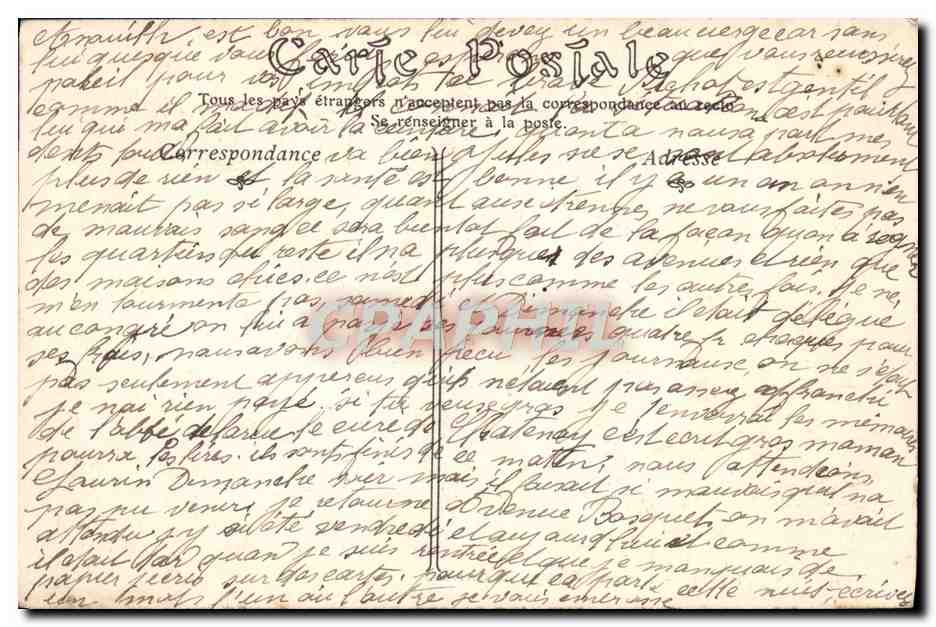 CPA Paris L'Arc De Triomphe Du Carrousel — Rückseite