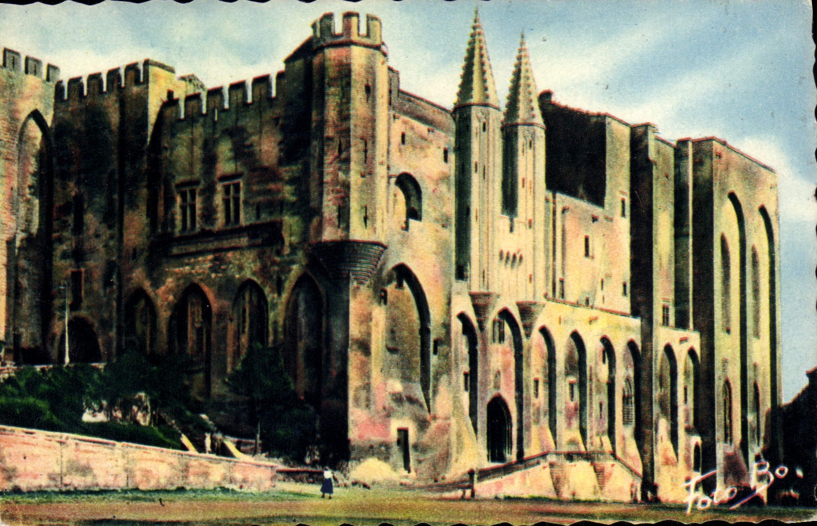 CPA Avignon Chateau Des Papes