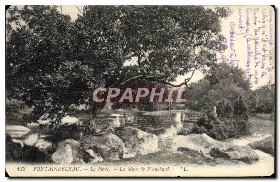 Fontainebleau — La Foresta — La Mare de Franchard — CPAPHIL 133