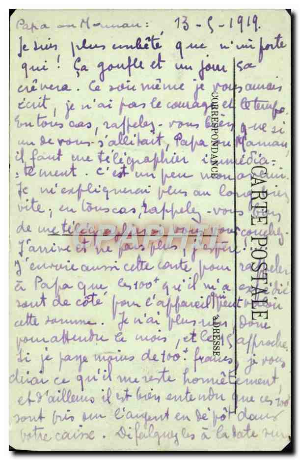 Fontainebleau — La Foresta — La Mare de Franchard — CPAPHIL 133 — Verso