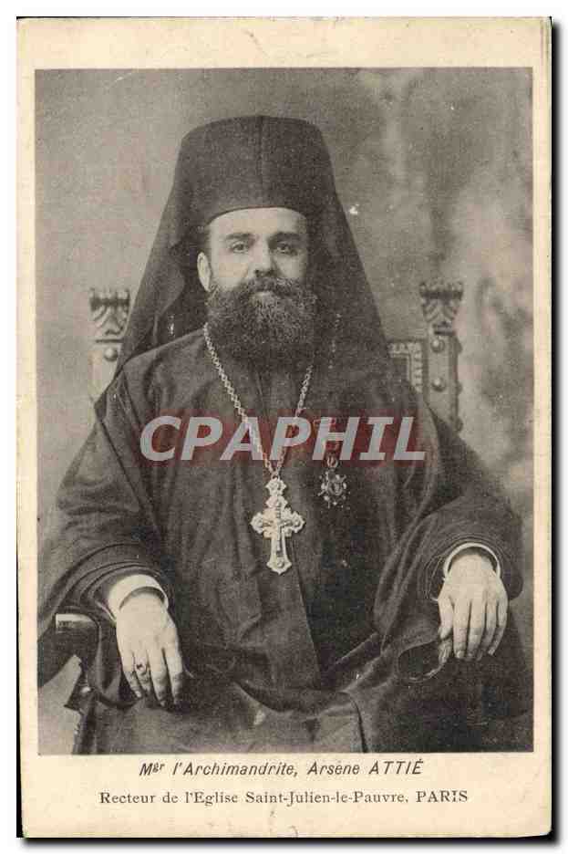 M. l'Archimandrite Arsène Attié — Recteur de l'Église Saint-Julien-le-Pauvre, PARIS