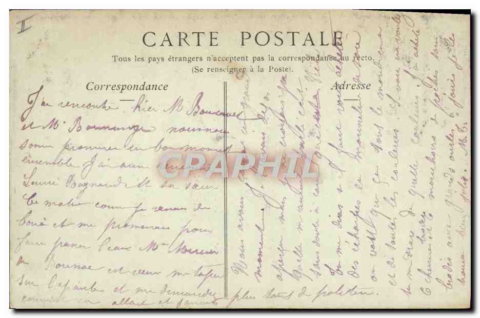 CPA Thermalisme Vichy Palais des Sources La source Mesdames — Rückseite