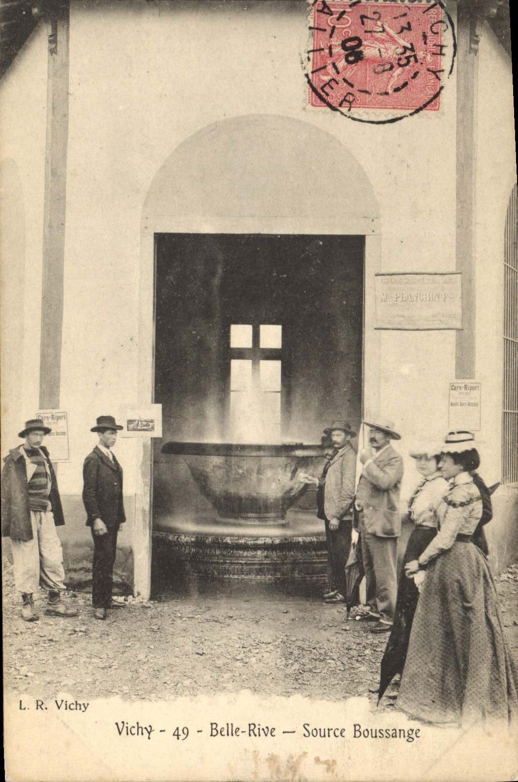 Vichy - 49 - Belle-Rive — Source Boussange — L. R. Vichy