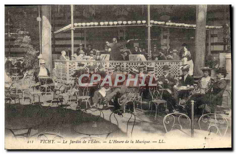 Vichy — Le Jardin de l'Eden — L'Heure de la Musique — LL. — n° 211