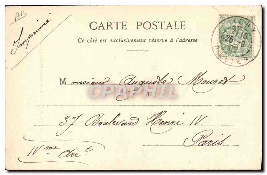 Vichy - Source Dubois - Buvette - Édition Giletta, Nice, n°8420 — Verso
