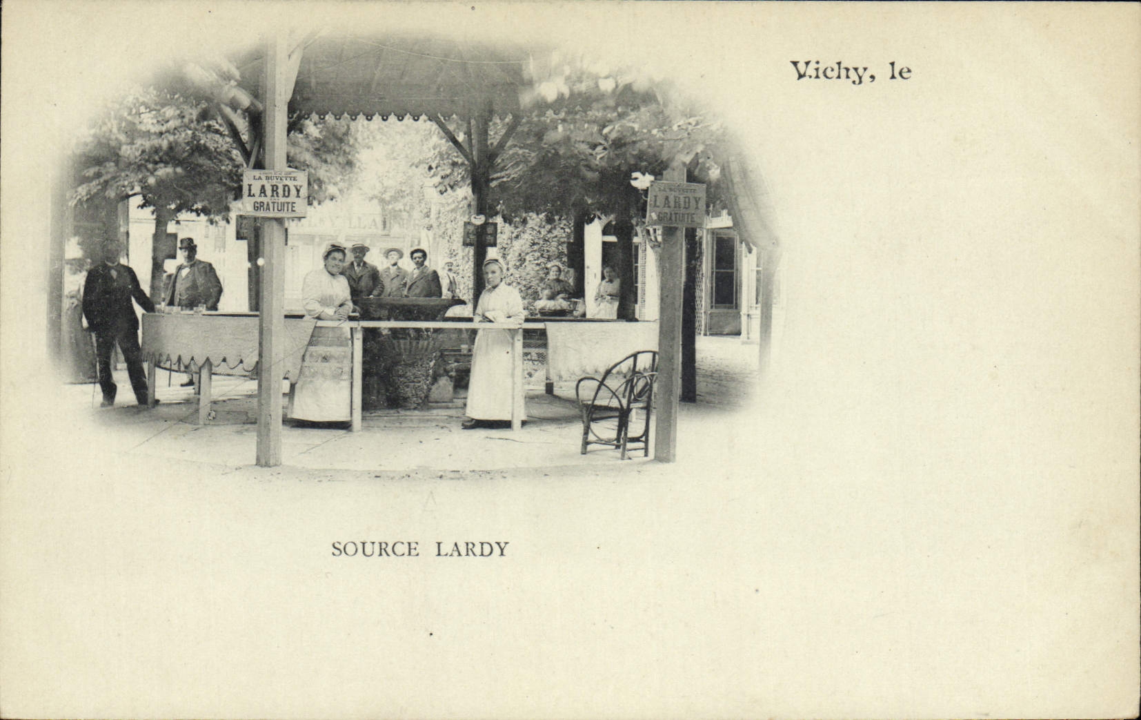Vichy, la Source Lardy — éditeur inconnu, n° de série non visible - Anverso