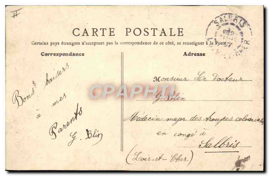 CPA Thermalisme Vichy Source du parc  — Rückseite
