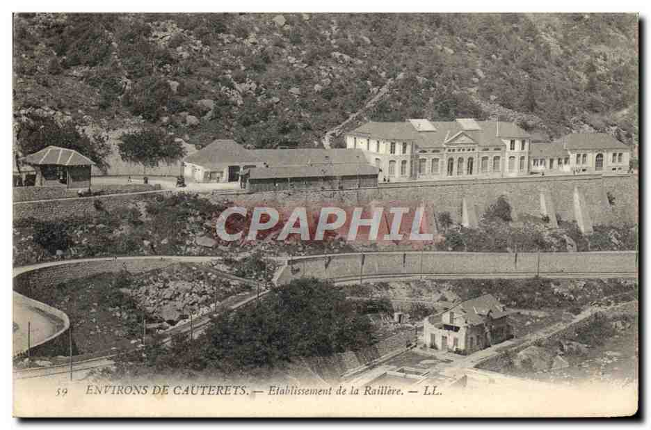 CPA Thermalisme Environs de Cauterets Etablissement de la Raillere 