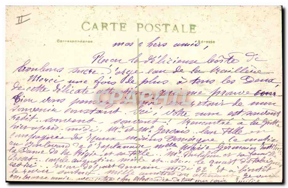 CPA Thermalisme Bagnerres de Bigorre Etablissement de salut  — Rückseite
