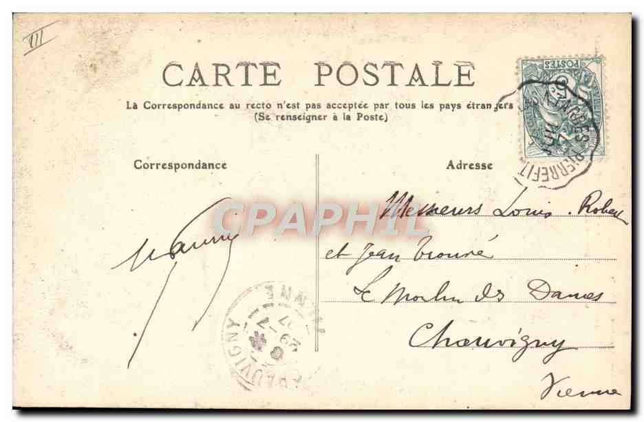 CPA Thermalisme Cauterets Etablissement thermal de la RAillere et Val de Geret  — Rückseite