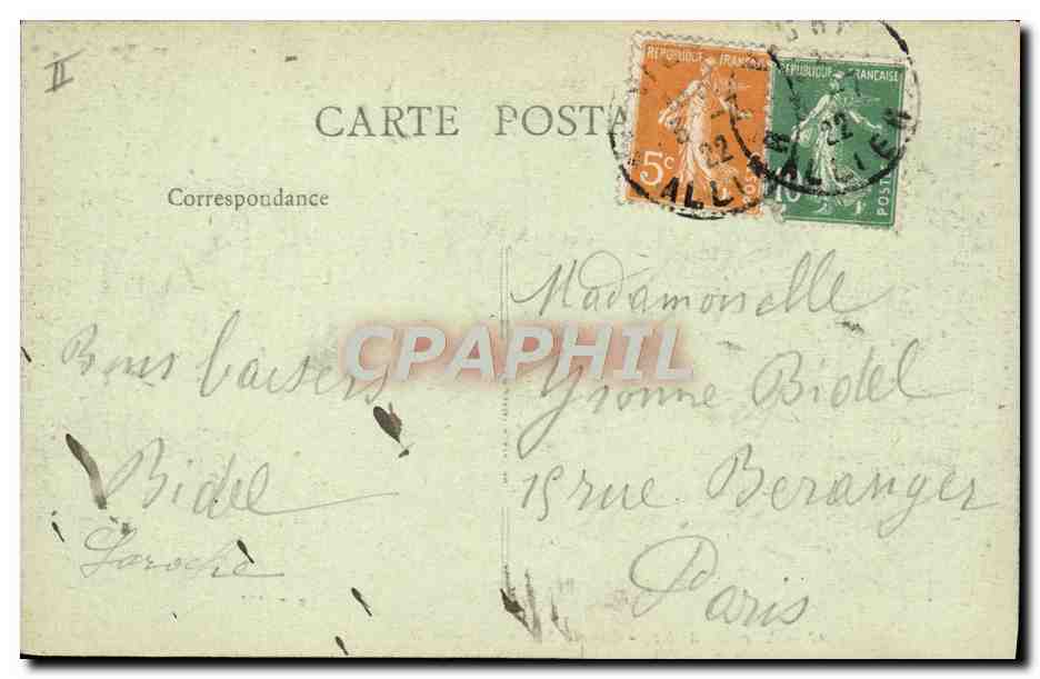 CPA Thermalisme Vichy Source lucas  — Rückseite