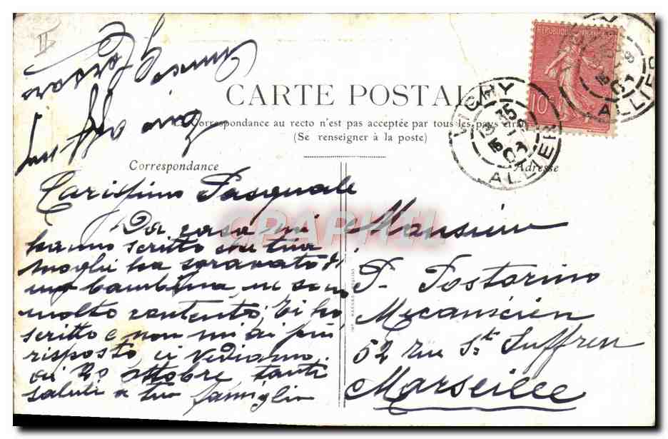 CPA Thermalisme Vichy Source Mesdames  — Rückseite