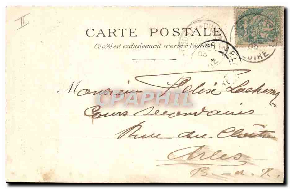 CPA Escrime Capitaine des Mousquetaires Revue des Folies Bergeres Enfant — Verso