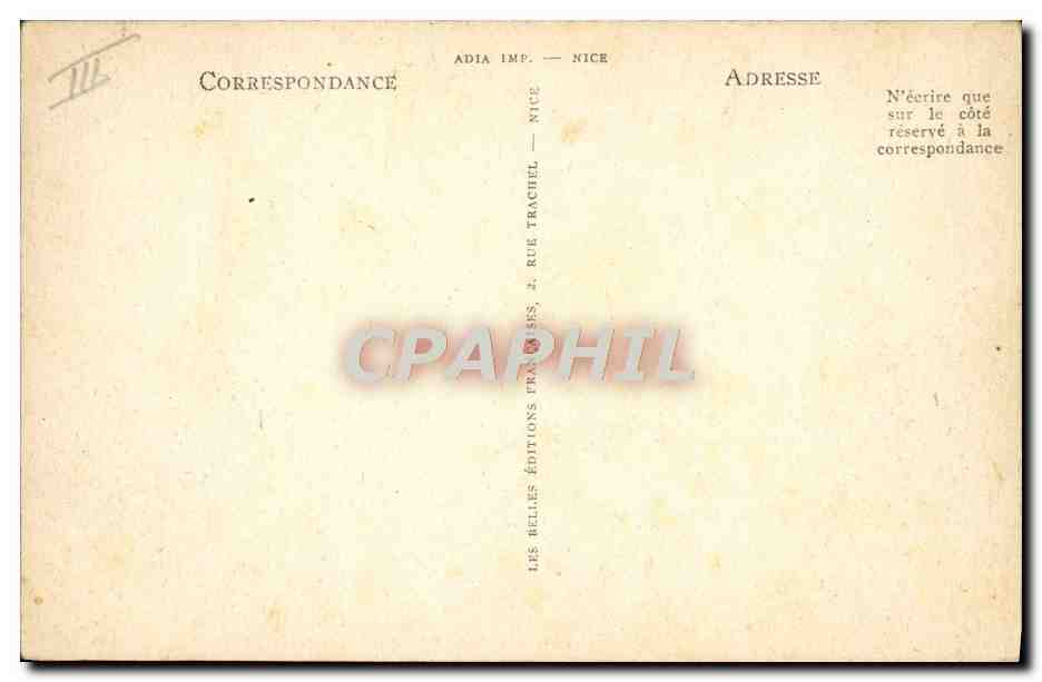Marseille — Le Phare de la Désirade — Départ d'un Courrier de Chine — Aldia — Verso