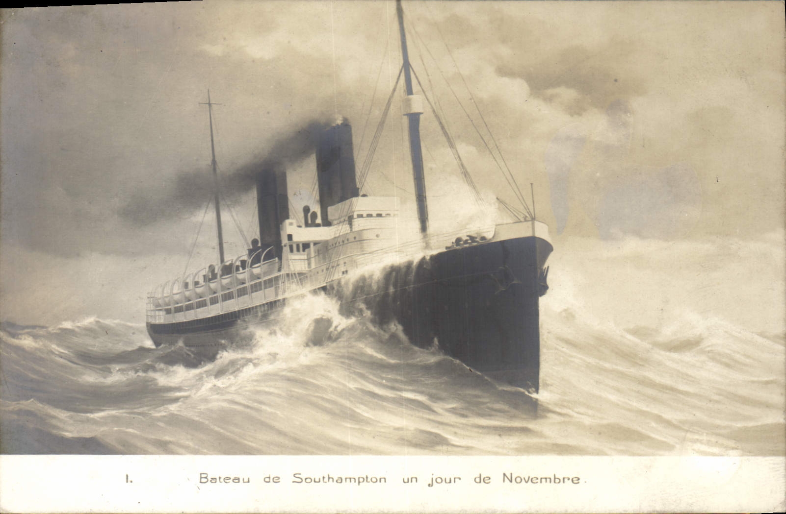 Bateau de Southampton — un jour de Novembre — éditeur inconnu, n° de série 1