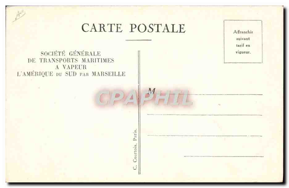 CPA Bateau Paquebot SGTM Cabine de 2eme classe a 2 places  — Verso