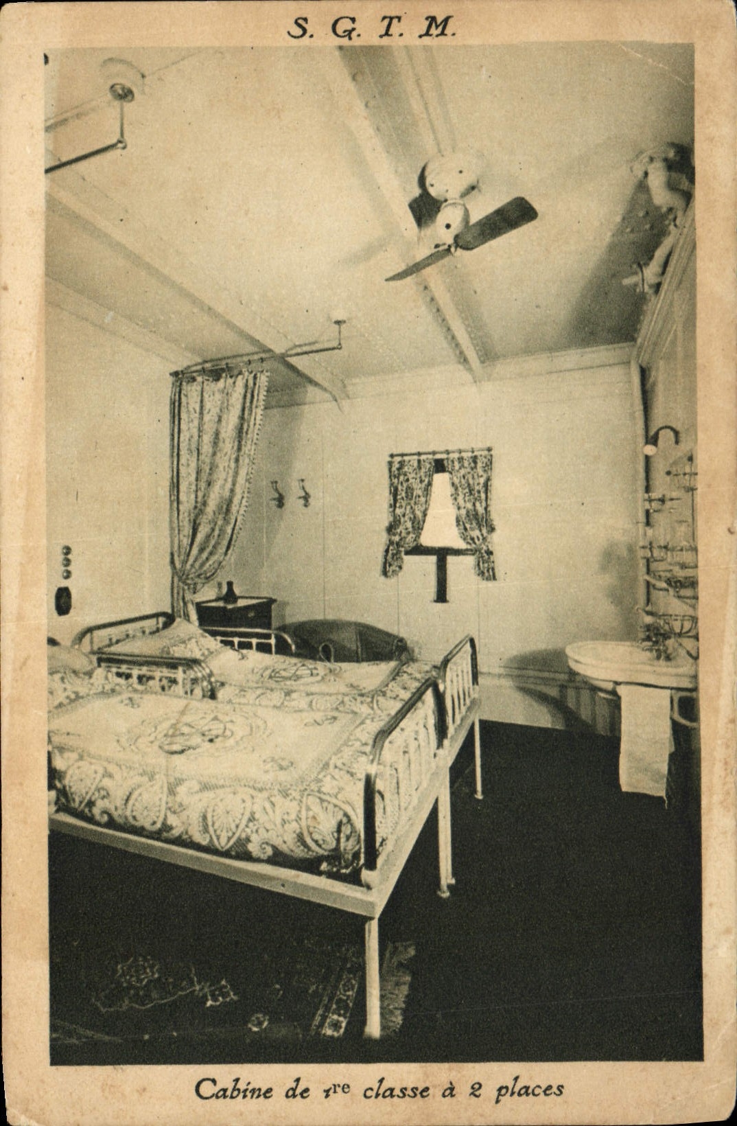 Cabine de 1re classe à 2 places — S.G.T.M.
