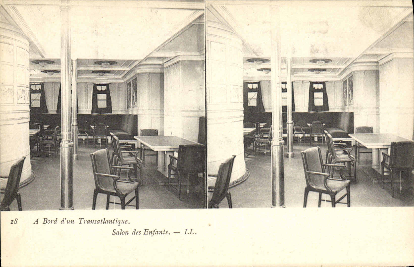 Salon des Enfants — A Bord d'un Transatlantique. — LL.