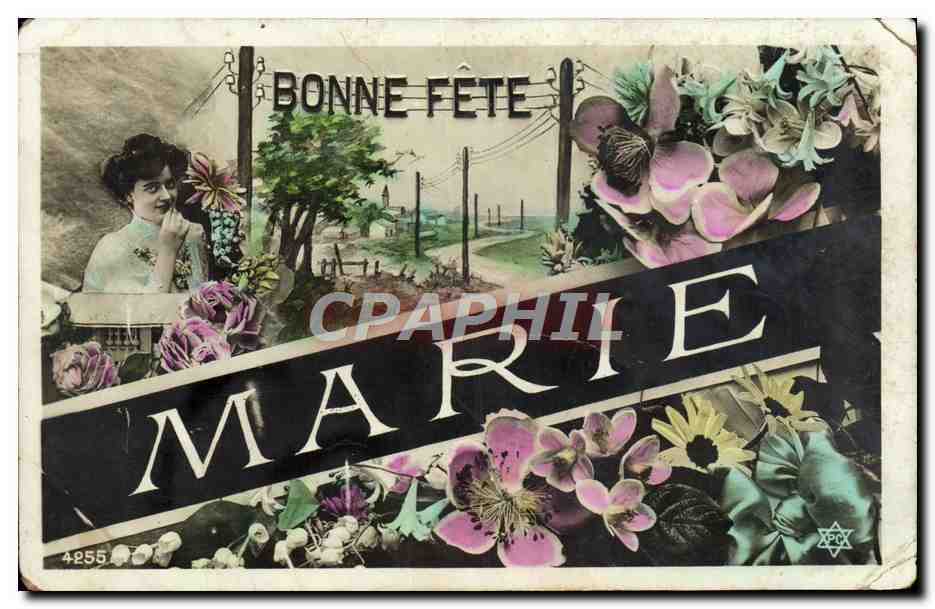 CPA Prenom Marie 
