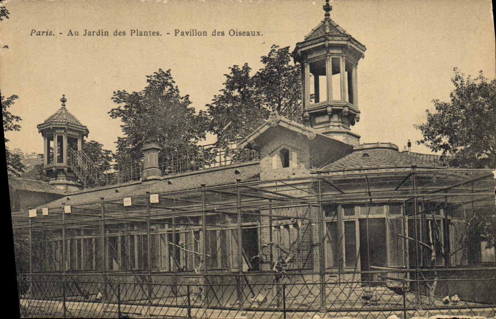 CPA Zoo Paris Jardin des plantes Pavillon des oiseaux