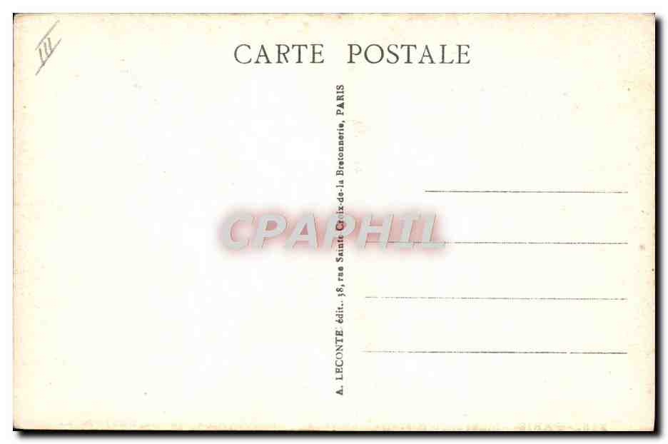 CPA Zoo Paris Museum d'Histoire Naturelle Nandou Amerique du Sud  — Rückseite
